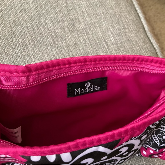 Two Pink & Black Modella Makeup Bags - Picture 9 of 15